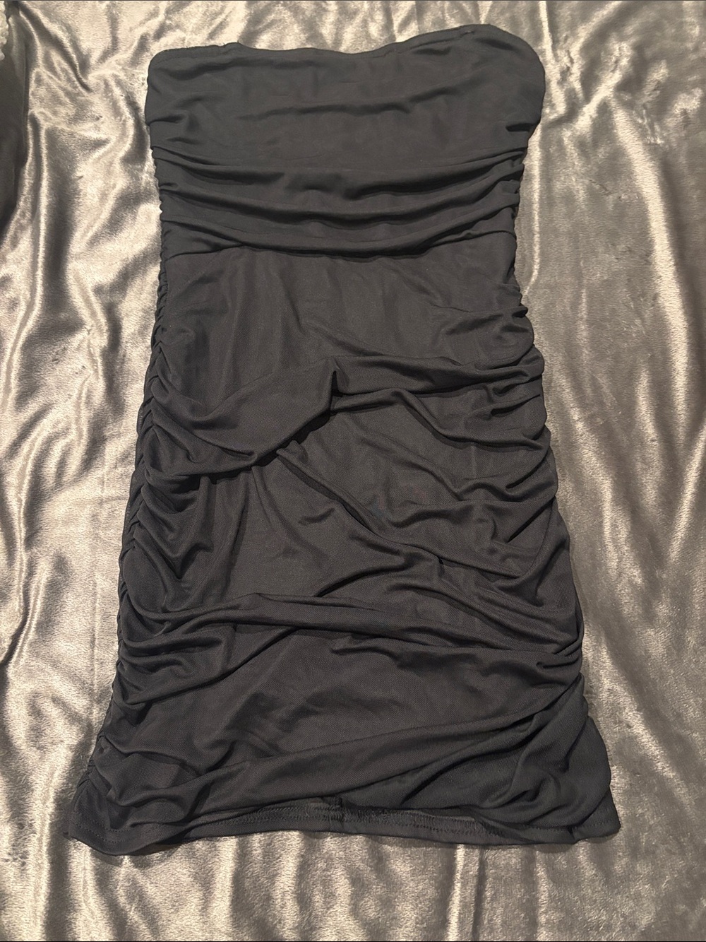 Strapless Aeropostale Black Bodycon Dress lined